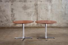 Arne Jacobsen PAIR OF ARNE JACOBSEN AND FRITZ HANSEN SIDE TABLES - 1053553