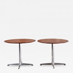 Arne Jacobsen PAIR OF ARNE JACOBSEN AND FRITZ HANSEN SIDE TABLES - 1194567