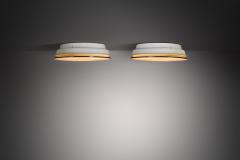 Arne Jacobsen Pair of Munkegaard Lamps by Arne Jacobsen for Louis Poulsen Denmark 1950s - 4515599