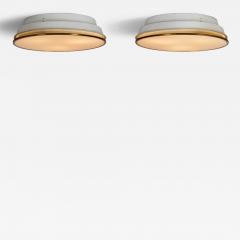 Arne Jacobsen Pair of Munkegaard Lamps by Arne Jacobsen for Louis Poulsen Denmark 1950s - 4521094