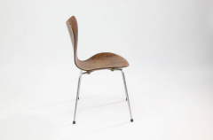 Arne Jacobsen Set of 4 Arne Jacobson for Fritz Hansen Series 7 Chairs in Rosewood Model 3107 - 4549215