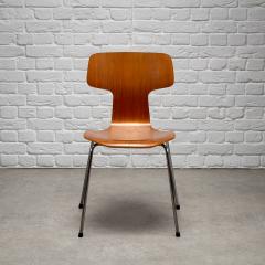 Arne Jacobsen Set of 6 Model 3103 Hammer Chairs by Arne Jacobsen Denmark 1980s - 4236102