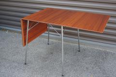 Arne Jacobsen Teak Drop Leaf Dining Table Model 3601 by Arne Jacobsen for Fritz Hansen - 1635515