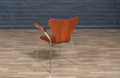 Arne Jacobsen Vintage Arne Jacobsen Series 7 Teak Desk Chair for Fritz Hansen - 4264651
