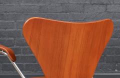 Arne Jacobsen Vintage Arne Jacobsen Series 7 Teak Desk Chair for Fritz Hansen - 4264656