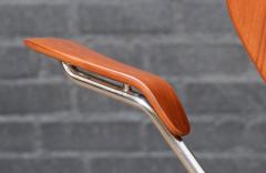 Arne Jacobsen Vintage Arne Jacobsen Series 7 Teak Desk Chair for Fritz Hansen - 4264657