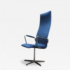 Arne Jacobsen Vintage Arne Jacobsen for Fritz Hansen Oxford Swivel Desk Arm Chair - 3671776