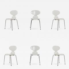 Arne Jacobsen WHITE LACQUERED ANT CHAIRS BY ARNE JACOBSEN - 1905019