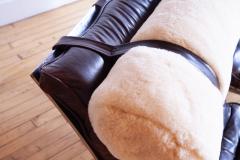 Arne Norell A Pair of Arne Norell Ari Brown Leather Chrome Lounge Chairs C 1970s  - 4385723