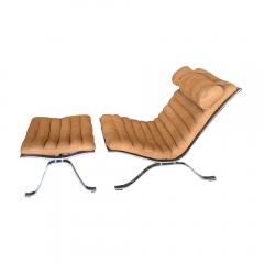 Arne Norell Ari Lounge Chair and Ottoman By Arne Norell - 2265401