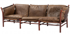 Arne Norell Arne Norell Ilona 3 seat leather safari sofa Sweden - 2917141