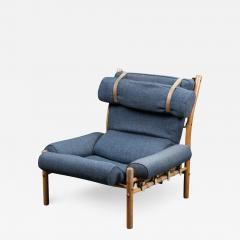 Arne Norell Arne Norell Inca Lounge Chair in Blue Wool - 2784227