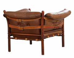 Arne Norell Arne Norell Indra leather safari chairs Sweden - 3293734