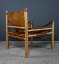 Arne Norell Arne Norell Leather Sirocco Safari Chair Sweden 1960s - 2258729