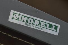 Arne Norell Arne Norell Pair of Ari Lounge Chairs in Steel and Patinated Leather Sweden - 4467863