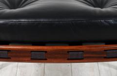 Arne Norell Arne Norell Sculpted Rosewood Leather Stool for Coja - 2905145