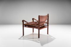 Arne Norell Arne Norell Sirocco Safari Chair in Brown Leather Sweden 1964 - 1069213