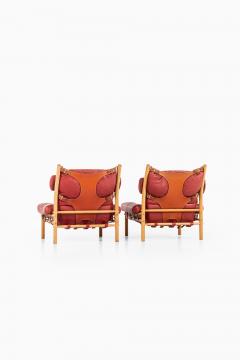 Arne Norell Easy Chairs and Stools Model Inca Produced by Arne Norell AB - 1857234