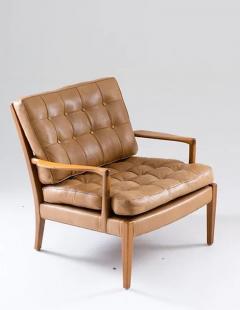 Arne Norell Mid Century Swedish Lounge Chairs L ven by Arne Norell - 2575748