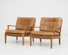 Arne Norell Mid Century Swedish Lounge Chairs L ven by Arne Norell - 3102685