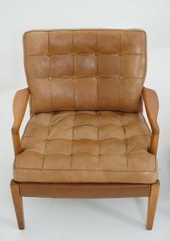 Arne Norell Mid Century Swedish Lounge Chairs L ven by Arne Norell - 3102707