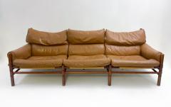 Arne Norell Vintage Kontiki Three Seater Leather Sofa by Arne Norell - 3252365