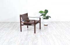 Arne Norell Vintage Sirocco Safari Leather Lounge Chair by Arne Norell - 2254301