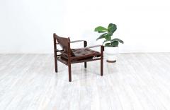 Arne Norell Vintage Sirocco Safari Leather Lounge Chair by Arne Norell - 2254303