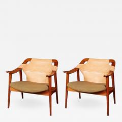 Arne Tidemand Ruud Rare Pair of Teak Arm Chairs by Arne Tidemand Ruud - 508688