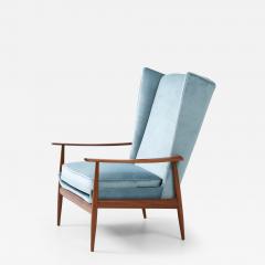 Arne Vodder 1950s Arne Vodder Attributed Wing back Teak Lounge Chair - 4507977