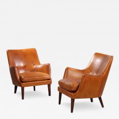 Arne Vodder AV 53 LOUNGE CHAIRS BY ARNE VODDER FOR IVAN SCHLECHTER - 3115438