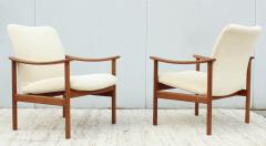 Arne Vodder Arne Vodder Attributed Teak Armchairs - 2075524