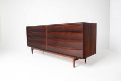 Arne Vodder Arne Vodder Brazilian Rosewood Dresser with Sculptural Drawer Fronts - 4431711