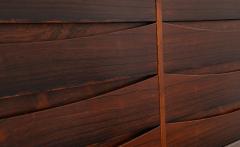 Arne Vodder Arne Vodder Brazilian Rosewood Dresser with Sculptural Drawer Fronts - 4431723