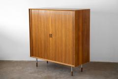 Arne Vodder Arne Vodder Danish Modern Tambour Door Cabinet in Teak for Sibast 1950s - 2686605