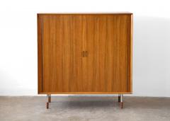 Arne Vodder Arne Vodder Danish Modern Tambour Door Cabinet in Teak for Sibast 1950s - 2686607