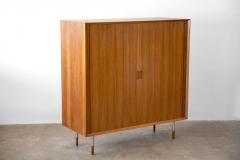 Arne Vodder Arne Vodder Danish Modern Tambour Door Cabinet in Teak for Sibast 1950s - 2686608