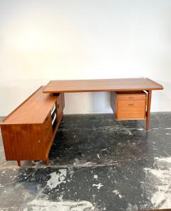 Arne Vodder Arne Vodder Executive Desk for Sibast Furniture in Teak Denmark 1960s - 3798447