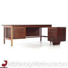 Arne Vodder Arne Vodder Mid Century Danish Rosewood L Desk - 3683989