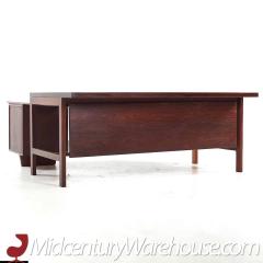 Arne Vodder Arne Vodder Mid Century Danish Rosewood L Desk - 3683990