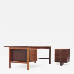 Arne Vodder Arne Vodder Mid Century Danish Rosewood L Desk - 3688918