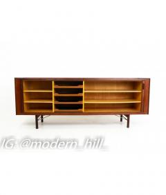 Arne Vodder Arne Vodder Mid Century Teak Tambour Door Credenza - 1858073