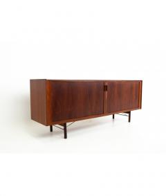 Arne Vodder Arne Vodder Mid Century Teak Tambour Door Credenza - 1858081