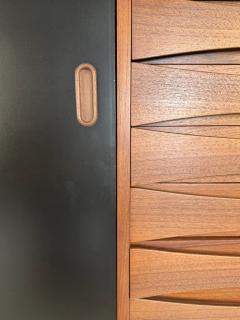 Arne Vodder Arne Vodder Model 29 Teak Credenza with Solid Brass Legs - 4232672