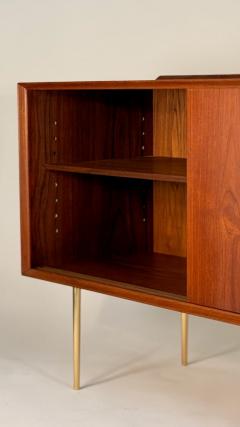 Arne Vodder Arne Vodder Model 29 Teak Credenza with Solid Brass Legs - 4232683