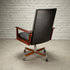 Arne Vodder Arne Vodder Model 419 Desk Chair in Rosewood and Leather Denmark 1960s - 4004644