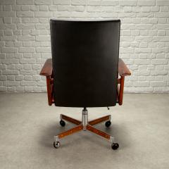 Arne Vodder Arne Vodder Model 419 Desk Chair in Rosewood and Leather Denmark 1960s - 4004645