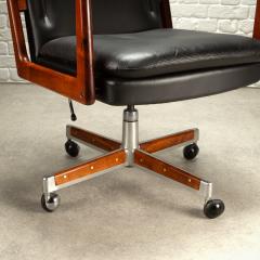 Arne Vodder Arne Vodder Model 419 Desk Chair in Rosewood and Leather Denmark 1960s - 4004646