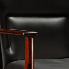 Arne Vodder Arne Vodder Model 419 Desk Chair in Rosewood and Leather Denmark 1960s - 4004647