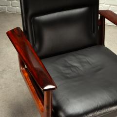 Arne Vodder Arne Vodder Model 419 Desk Chair in Rosewood and Leather Denmark 1960s - 4004648